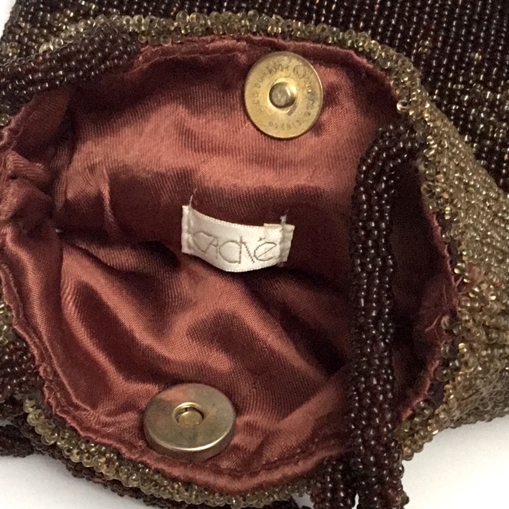 Cache Small Beaded Bag - image 3